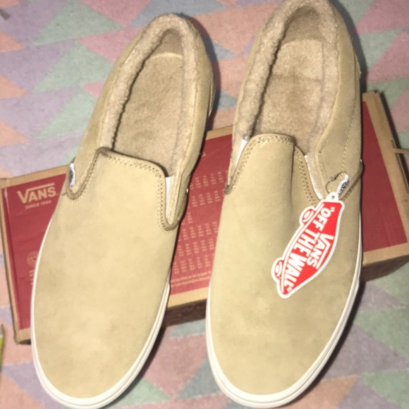 vans classic slip on fur